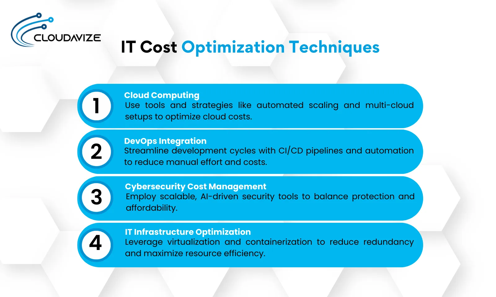 Specialized IT Cost Optimization Techniques